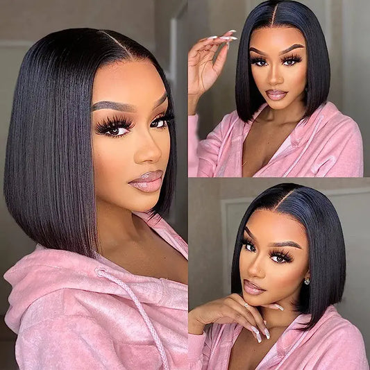 HD Glueless Preplucked Invisible Lace Full Frontal Wig #00749