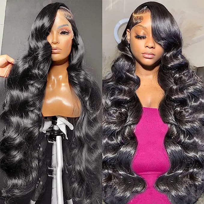 HD Glueless Preplucked Invisible Lace Full Frontal Wig #00735