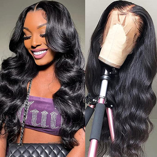 HD Glueless Preplucked Invisible Lace Full Frontal Wig #00822
