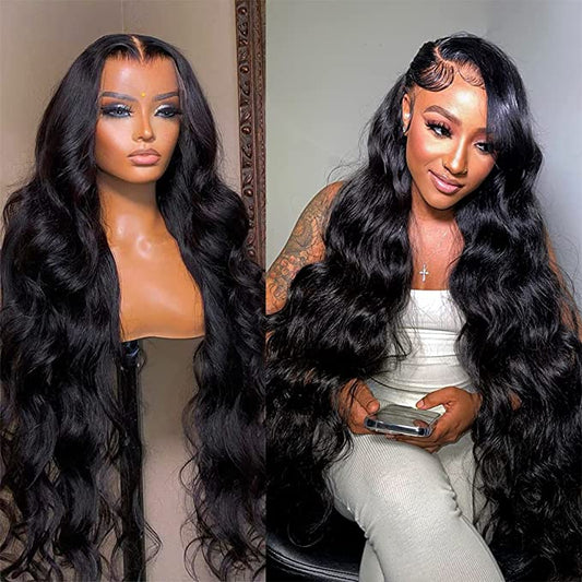 HD Glueless Preplucked Invisible Lace Full Frontal Wig #00703