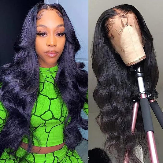 HD Glueless Preplucked Invisible Lace Full Frontal Wig #00738