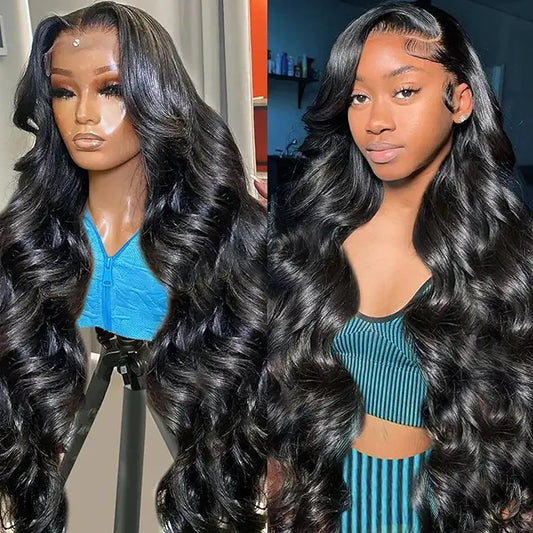 HD Glueless Preplucked Invisible Lace Full Frontal Wig #00759