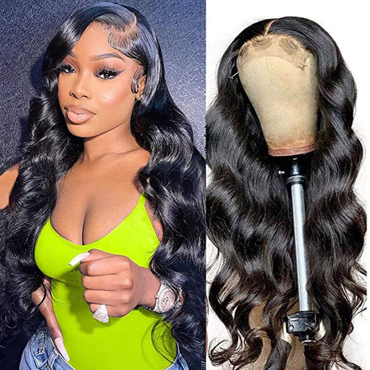 HD Glueless Preplucked Invisible Lace Full Frontal Wig #00732