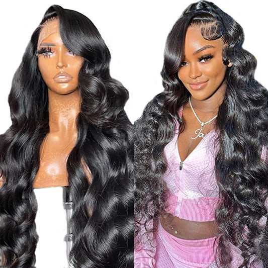 HD Glueless Preplucked Invisible Lace Full Frontal Wig #00705