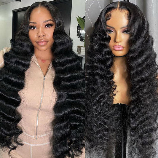 HD Glueless Preplucked Invisible Lace Closure Wig #00716