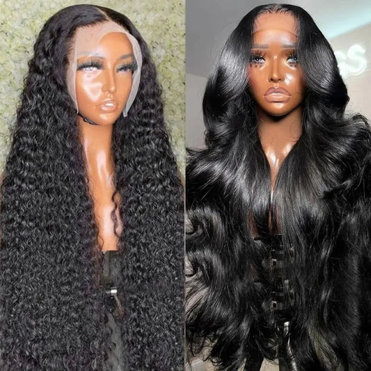 HD Glueless Preplucked Invisible Lace Full Frontal Wig #00713
