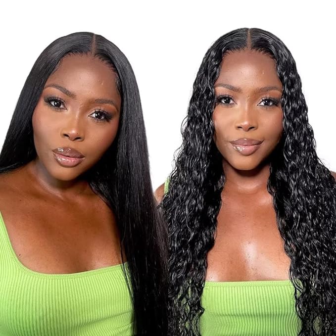 HD Glueless Preplucked Invisible Lace Full Frontal Wig #00821