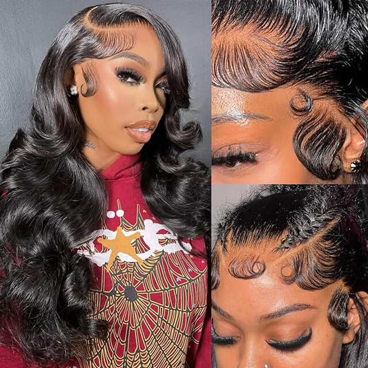 HD Glueless Preplucked Invisible Lace Front Wig #00837