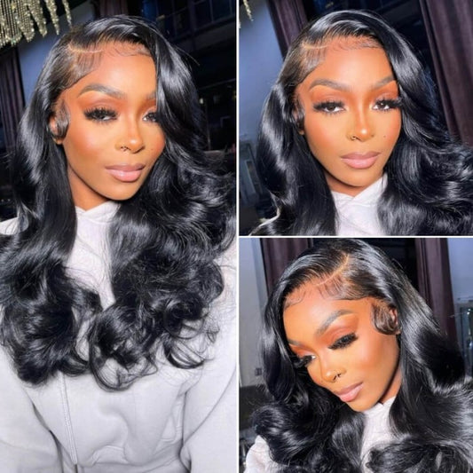 HD Glueless Preplucked Invisible Lace  Front Wig #00740